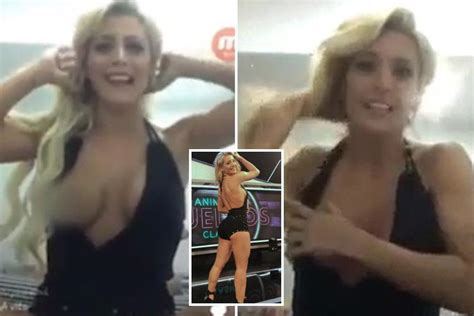 Stunning Tv Weather Girl Left Red Faced After Slipping Out Of Her Lingerie While Livestreaming