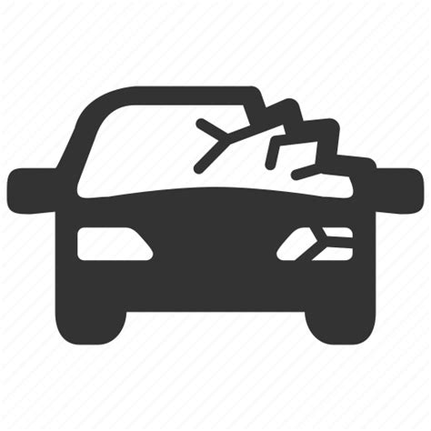 Accident Car Car Insurance Crash Damage Transport Transportation Icon