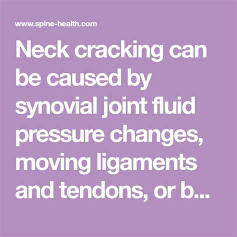 Neck Cracking And Grinding What Does It Mean Neck Cracking Joint