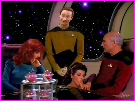 Post 1198985 Beverly Crusher Brent Spiner Data Deanna Troi Fakes Gates Mcfadden Ision Jean Luc