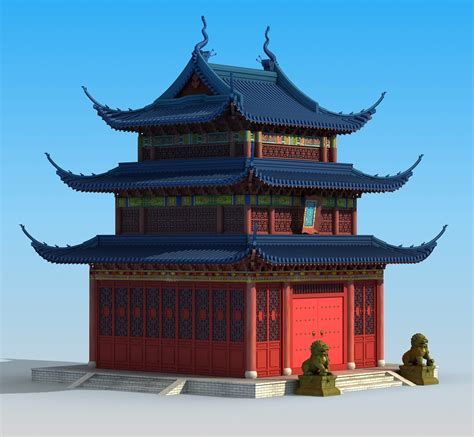Chinese Building Ancient 3d Model