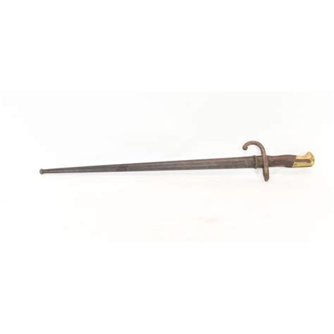 French Bayonet And Scabbard Manufactured 1876 In St Etienne