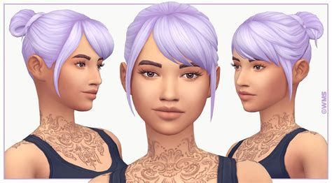 Leela Hair V5 The Sims 4 Mm Cc Pinterest Sims Sims