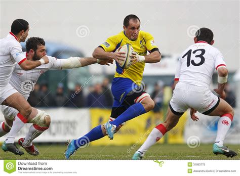 La data de 6 aprilie a.c. Romania-Georgia Rugby editorial image. Image of ...