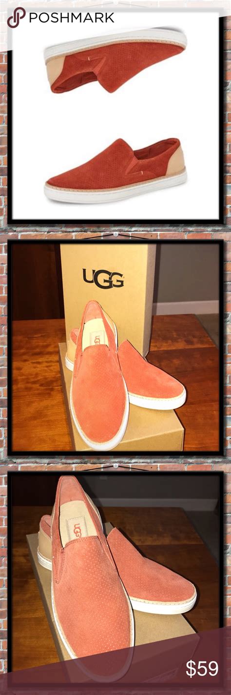 Ugg Adley Perf Suede Sneaker In Paprika This Classic Slip On Is Made