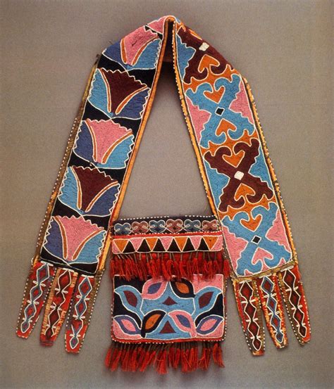 Crafts Lenape Indian Bandolier Bag Craft Coloring Pages - Belinda