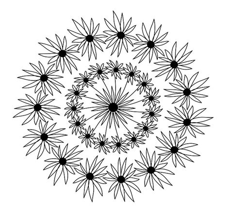 Flores Para Pintar Con Tempera