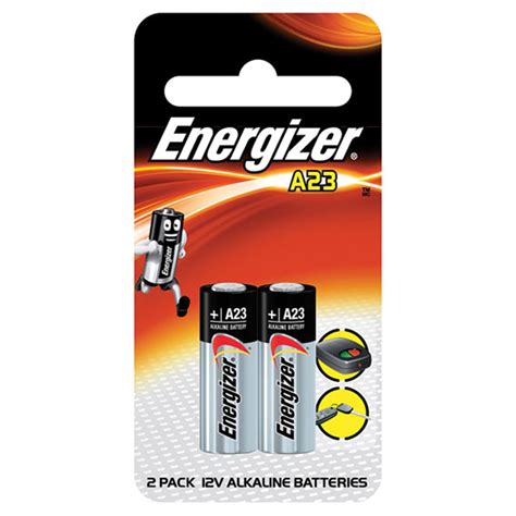 Energizer Battery Mini Pk2 12v A23 Alkaline Batteries Lsc