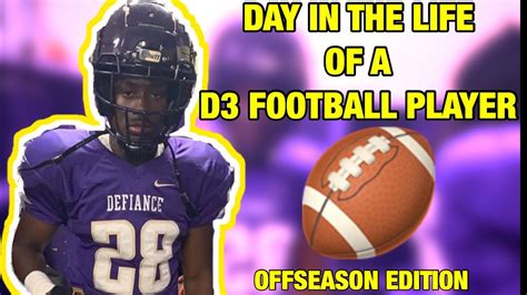 day in the life of a d3 football player offseason edition youtube