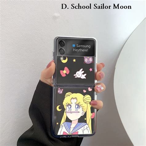 Sailor Moon Samsung Phone Case For Samsung Galaxy Z Flip 3 Etsy