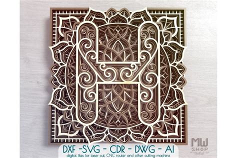 Download Mandala Letter H, Alphabet letter H pattern, Letter H SVG ...