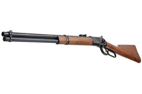 Marushin Winchester M1892 Black Walnut Stock Rifle 6mm Gas Ver