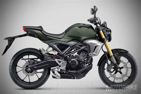 The revised bodywork takes styling. BikeLeaks. Honda CB125R ExMotion 2018. ¿Llegará a Europa ...