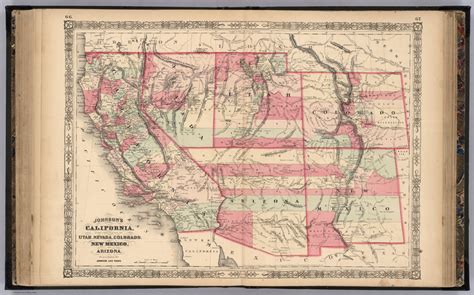 California With Territories Of Utah Nevada Colorado New Mexico And