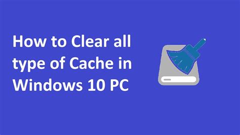 They'll help you clear all types of cache on your windows 10 computer easily. How to Clear all type of Cache in Windows 10 PC | Make PC ...