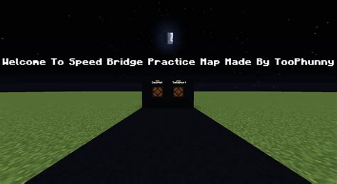 Speed Bridge Practice Map Minecraft Map