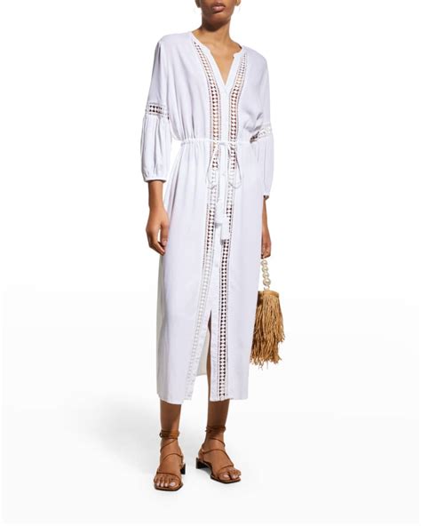 Tommy Bahama Sunlace Lace Inset Duster Neiman Marcus