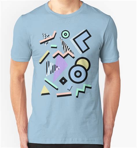 Vaporwave Vaporwave Clothing Squiggles Graphic Shirts Memphis
