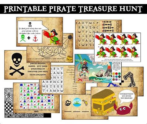 This Printable Pirate Treasure Hunt Is Fantastic So Easy To Use Can