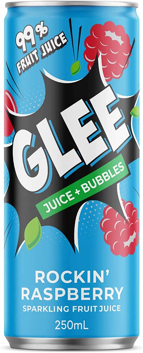 Glee Sparkling Fruit Juice Rockin Raspberry 24 X 250 Ml