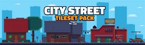 City Street Tileset Pack By Mucho Pixels