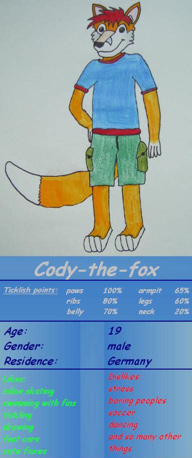 My Id By Cody The Fox On Deviantart