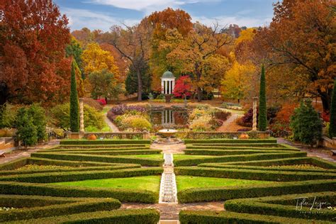 Tulsa Wall Art - Philbrook Museum Gardens during Fall - Available as an