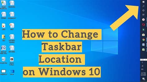 How To Move Taskbar On Windows 10 2020 In 2020 Greenscreen Youtube