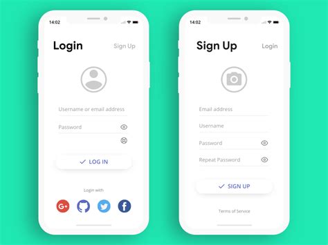 Login Sign Up Ui By Julio J On Dribbble