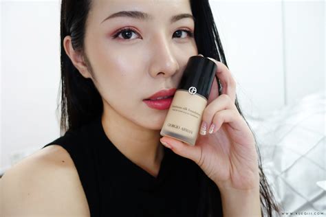 Giorgio Armani Luminous Silk Foundation Review Swatches A Very Sweet