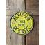 Vintage No Parking Sign 1940s Milwaukee Traffic Black And Yellow 