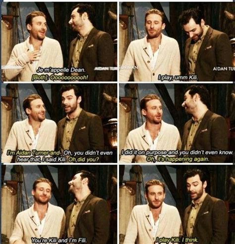Dean Ogorman And Aidan Turner Lord Of The Rings Pinterest