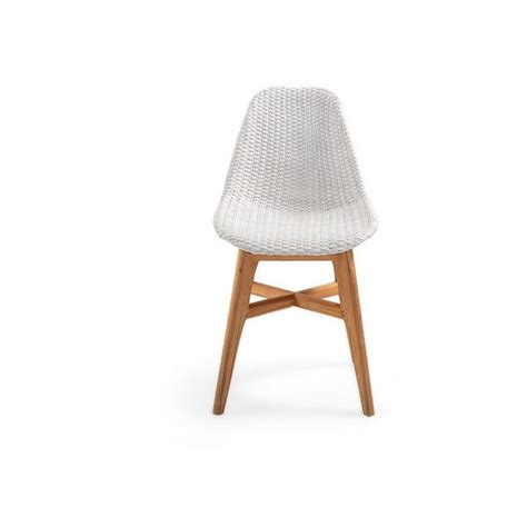 Nori Outdoor Bucket Chair in White (250 AUD) liked on Polyvore