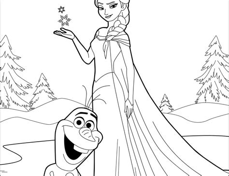 Dibujos Para Colorear Elsa páginas para colorear