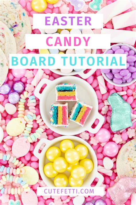 Easter Dessert Candy Board Recipe Candy Desserts Easter Candy