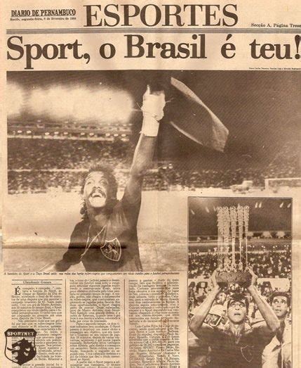 Sport recife results and fixtures. Jornalheiros: A verdade sobre 1987
