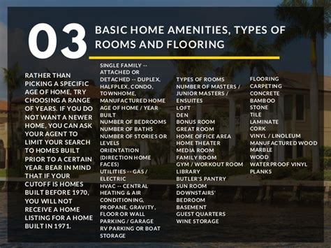 A Complete List Of Home Amenities And Features For Home Buyers