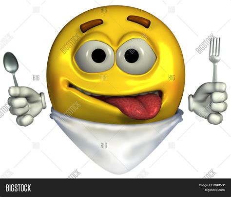 Hungry Emoticon Image And Photo Free Trial Bigstock