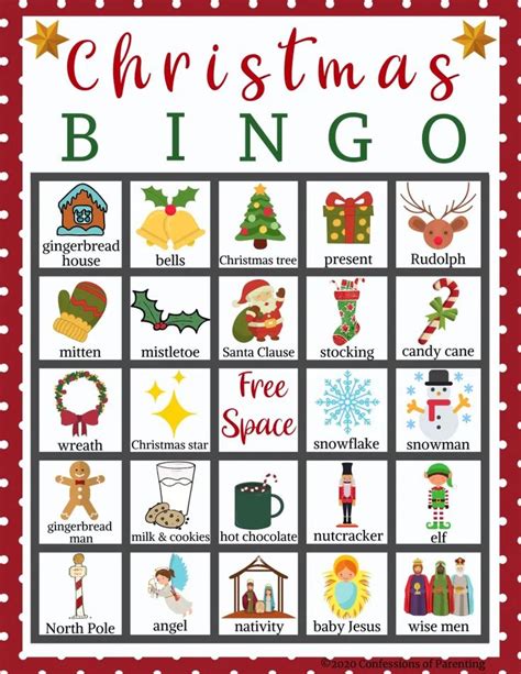 Christmas Bingo Free Printable Christmas Bingo Christmas Bingo Cards