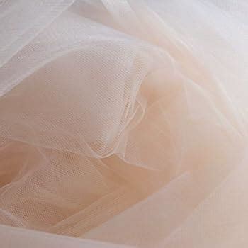 Super Fine Soft Nude Skin Flesh Coloured Illusion Tulle Fabric Cm