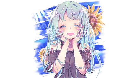 Anime Sunflower Girl Wallpaper