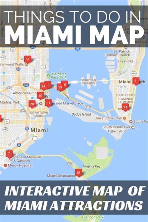 Map Of Unmissable Things To Do In Miami From South Beach To The
