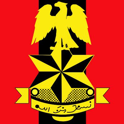 The letters on the nigerian army logo is ajami, a writing script among the hausa people in various parts of africa. CC Search