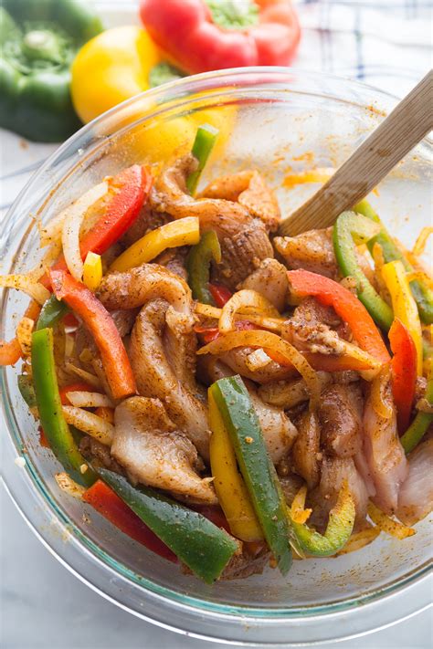 Shred and chop the chicken. Keto Baked Chicken Fajitas | Kasey Trenum