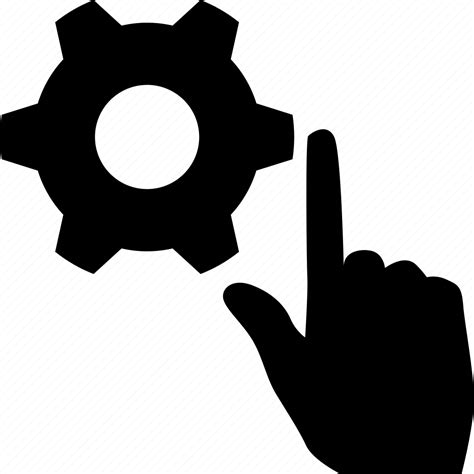 Cog Custom Customize Gear Hand Manual Settings Icon Download On