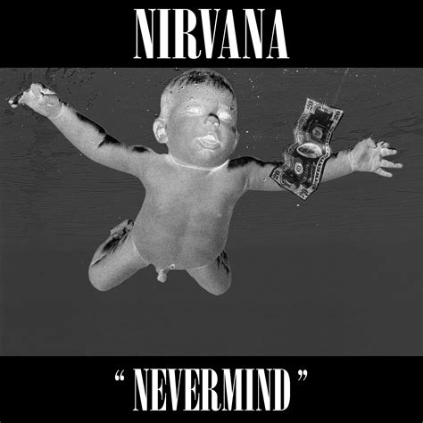 Nevermind Album Cover In The Style Of Bleach Nirvana