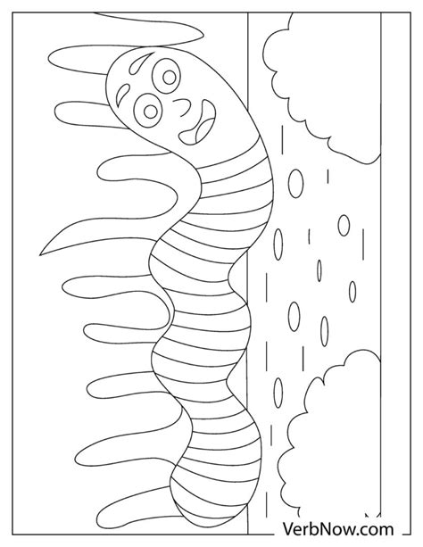 Free Worm Coloring Pages And Book For Download Printable Pdf Verbnow