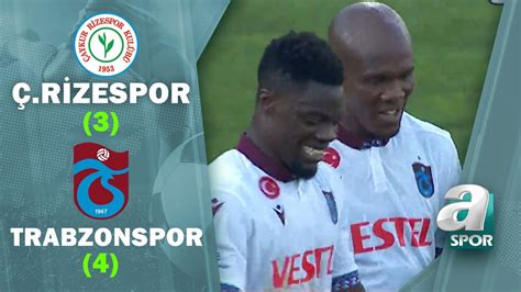 Çaykur Rizespor 3 4 Trabzonspor Hazırlık Maçı YouTube