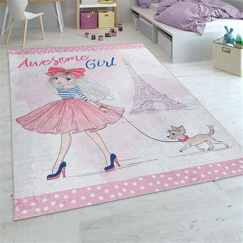 Die auswahl an teppichen bei tausendkind ist groß, da ist für jeden geschmack etwas dabei. Teppich Kinderzimmer Mädchen-Design Print | TeppichCenter24
