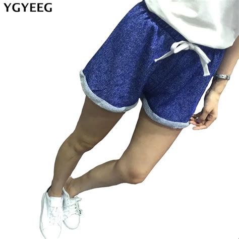 Ygyeeg Summer Street Fashion Shorts Women Elastic Waist Short Pants